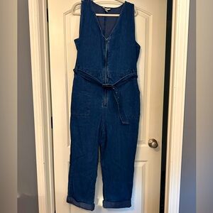 Rachel Comey Collab with Target Denim Jumpsuit Cuffed Leg Size 16